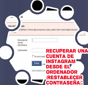 Como recuperar una cuenta de instagram bloqueada